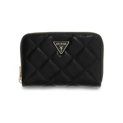 GUESS portemonnee Juliet SLG Zip Around Wallet Black zwart GUESS portemonnee Juliet SLG Zip Around Wallet Black zwart