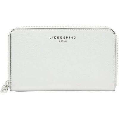 LIEBESKIND BERLIN Leren portemonnee Hilla Small Pebble Frieda Ziparound Wallet Arctic crème LIEBESKIND BERLIN Leren portemonnee Hilla Small Pebble Frieda Ziparound Wallet Arctic crème
