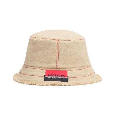 HUGO BOSS Ozlem_LB Bucket_Hat voor heren, roest/koper223, Roest/Koper223 HUGO BOSS Ozlem_LB Bucket_Hat voor heren, roest/koper223, Roest/Koper223