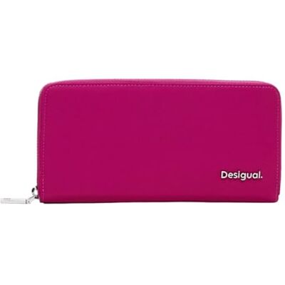 Desigual portemonnee Priori Long Wallet Fuchsia roze Desigual portemonnee Priori Long Wallet Fuchsia roze