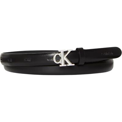 Calvin Dames CK GESP 15MM VASTE RIEM LV04F7055G Riemen, Zwart (ZWART/OUD ZILVER), 65 Calvin Dames CK GESP 15MM VASTE RIEM LV04F7055G Riemen, Zwart (ZWART/OUD ZILVER), 65