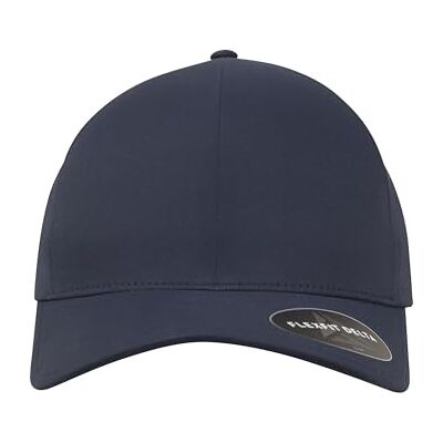 Flexfit Delta Uniseks baseballpet van polyester, waterafstotend, zonder stiknaad, met elastische flexband, rondom gesloten, voor dames en heren, Donkerblauw, S-M Flexfit Delta Uniseks baseballpet van polyester, waterafstotend, zonder stiknaad, met elastische flexband, rondom gesloten, voor dames en heren, Donkerblauw, S-M