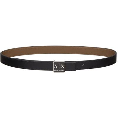 Giorgio Armani Sustainable, Reversible, Logo Buckle dames Plate Riem Giorgio Armani Sustainable, Reversible, Logo Buckle dames Plate Riem