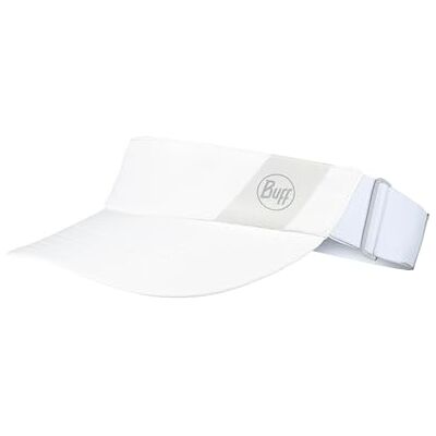 Buff Pet Speed Visor Licht, opvouwbaar, gerecyclede materialen, zonbescherming UPF 50, running, hardlopen, sport One size Wit Buff Pet Speed Visor Licht, opvouwbaar, gerecyclede materialen, zonbescherming UPF 50, running, hardlopen, sport One size Wit