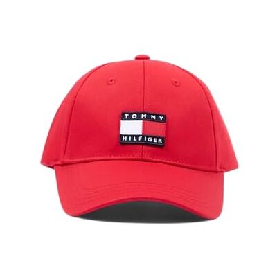 Tommy Hilfiger Unisex Heritage Flag Cap KA0KA00033 pet, rood (primair rood), L-XL, ROOD (primair rood), L-XL Tommy Hilfiger Unisex Heritage Flag Cap KA0KA00033 pet, rood (primair rood), L-XL, ROOD (primair rood), L-XL
