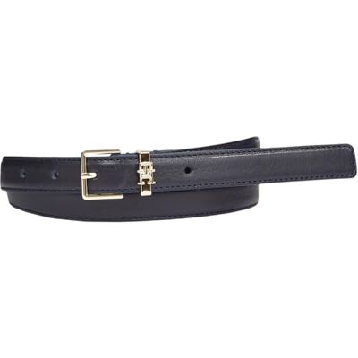 Tommy Hilfiger Dames TH Square HIGH Waist 2.0 riemen, Space Blue, 75, Ruimte Blauw, 75 Tommy Hilfiger Dames TH Square HIGH Waist 2.0 riemen, Space Blue, 75, Ruimte Blauw, 75