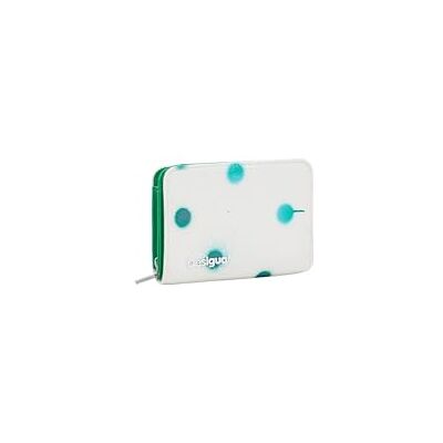 Desigual Women's Mone_New Splatter Maya Tri-Fold Wallet, wit, 12 Desigual Women's Mone_New Splatter Maya Tri-Fold Wallet, wit, 12
