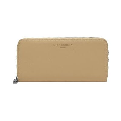 LIEBESKIND BERLIN Leren portemonnee Gigi Zip Around Wallet Light Tan Lichtbruin LIEBESKIND BERLIN Leren portemonnee Gigi Zip Around Wallet Light Tan Lichtbruin