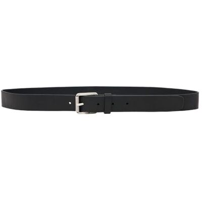Wrangler Heren Roller Buckle Belt, Black, 90, zwart, 90 Wrangler Heren Roller Buckle Belt, Black, 90, zwart, 90