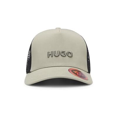 HUGO Heren Trucker_Hat, Licht/Pastel Green 337, One size HUGO Heren Trucker_Hat, Licht/Pastel Green 337, One size