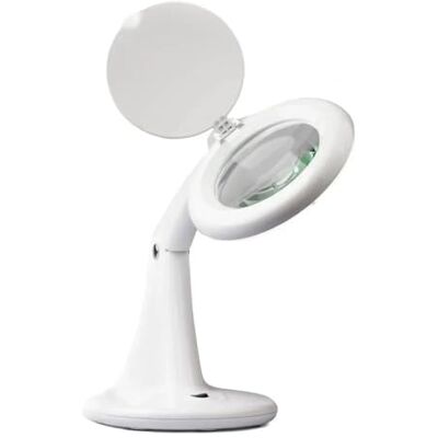Prym LED Tafelforvergroting - Wit kunststof Ø9,5cm Prym LED Tafelforvergroting - Wit kunststof Ø9,5cm