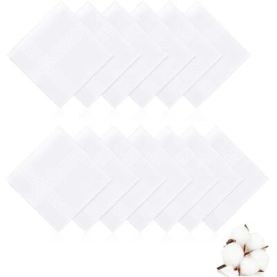 DUDU N GIRLIE Zakdoek Hut Exclusieve Heren Heren Hanky home decor producten, Wit, One Size UK DUDU N GIRLIE Zakdoek Hut Exclusieve Heren Heren Hanky home decor producten, Wit, One Size UK