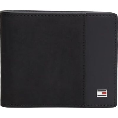Tommy Hilfiger Heren Th Soho Mini Cc Portemonnee AM0AM14501 Bifold Portemonnee, Zwart, One Size Tommy Hilfiger Heren Th Soho Mini Cc Portemonnee AM0AM14501 Bifold Portemonnee, Zwart, One Size
