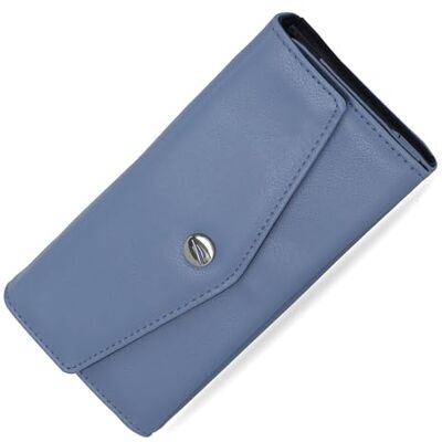 Nautica Money Manager RFID slanke en kleine portemonnee voor vrouwen creditcardhouder met portemonnee en rits portemonnee, dameshandtasorganizer, Marinier, One Size, Compact Nautica Money Manager RFID slanke en kleine portemonnee voor vrouwen creditcardhouder met portemonnee en rits portemonnee, dameshandtasorganizer, Marinier, One Size, Compact