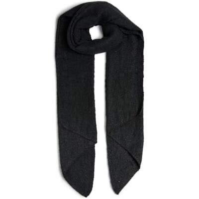 PIECES Dames PCPYRON LONG SCARF NOOS BC 17076047, zwart, Eén Maat PIECES Dames PCPYRON LONG SCARF NOOS BC 17076047, zwart, Eén Maat