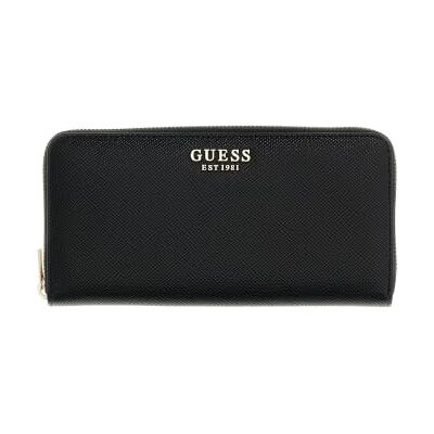 GUESS portemonnee Danielle SLG Zip Around Wallet Black zwart GUESS portemonnee Danielle SLG Zip Around Wallet Black zwart