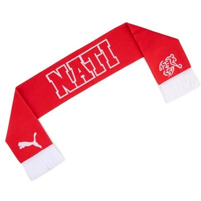 PUMA SFV Cultuur Sjaal Sjaals, Rood Wit, OSFA PUMA SFV Cultuur Sjaal Sjaals, Rood Wit, OSFA
