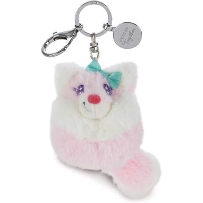 NICI Sleutel- en tassenhanger vos, 7 cm, roze, veelzijdige hanger met elegante gravure-charme, perfect als sieradensieraad of sleutelhanger, 62832 NICI Sleutel- en tassenhanger vos, 7 cm, roze, veelzijdige hanger met elegante gravure-charme, perfect als sieradensieraad of sleutelhanger, 62832