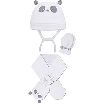 MacBeen Handschoenen, muts en sjaal voor baby's, 9 tot 18 maanden, grijs, winteraccessoireset, klein, uniseks, kinderen MacBeen Handschoenen, muts en sjaal voor baby's, 9 tot 18 maanden, grijs, winteraccessoireset, klein, uniseks, kinderen