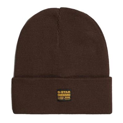 G-STAR RAW G-STAR Effo Long Beanie, bruin (chocolate plum D16624-E149-G692), One size G-STAR RAW G-STAR Effo Long Beanie, bruin (chocolate plum D16624-E149-G692), One size