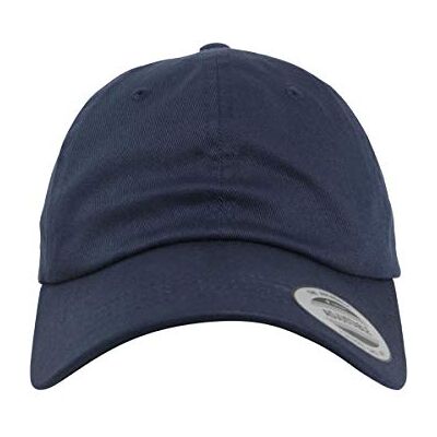 Flexfit Yupoong Unisex Dad Cap van organisch katoen met gebogen klep, biologisch katoen baseballpet, in grootte verstelbaar, eenheidsmaat eenheidsmaat, Donkerblauw, Eén maat Flexfit Yupoong Unisex Dad Cap van organisch katoen met gebogen klep, biologisch katoen baseballpet, in grootte verstelbaar, eenheidsmaat eenheidsmaat, Donkerblauw, Eén maat