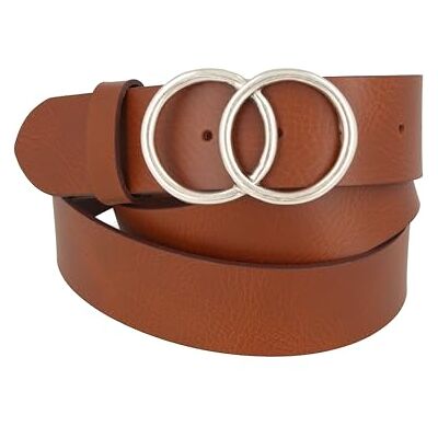 MGM Lolo-riem voor dames, Bruin Cognac, 95 MGM Lolo-riem voor dames, Bruin Cognac, 95
