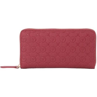 Valentino portemonnee Samba Re Zip Around Wallet Rosso Scuro wijnrood Valentino portemonnee Samba Re Zip Around Wallet Rosso Scuro wijnrood
