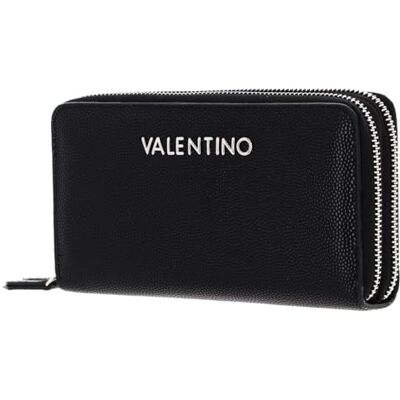 Valentino Divina portemonnee met ritssluiting voor dames, zwart, Zwart, Eén maat, Nuttig Valentino Divina portemonnee met ritssluiting voor dames, zwart, Zwart, Eén maat, Nuttig