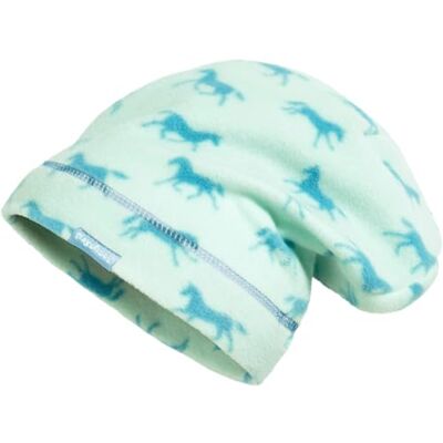 Playshoes Meisjes Paarden Beanie muts, turkoois, 49, turquoise, 49 cm Playshoes Meisjes Paarden Beanie muts, turkoois, 49, turquoise, 49 cm