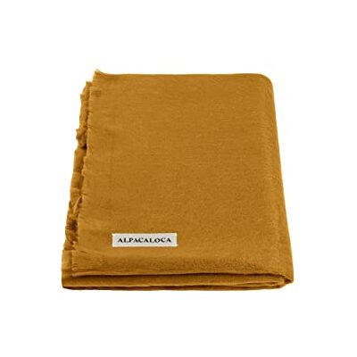 Alpaca Loca S Ocher H Sjaal, Geel, One Size, geel, Eén Maat Alpaca Loca S Ocher H Sjaal, Geel, One Size, geel, Eén Maat
