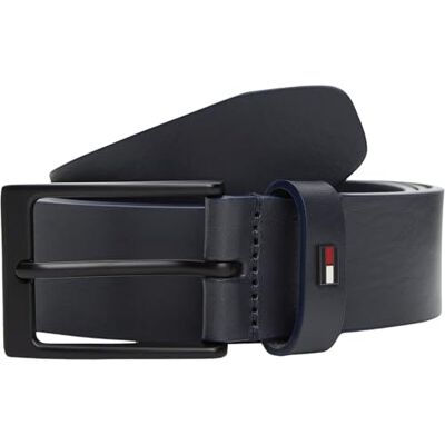 Tommy Hilfiger Heren LAYTON 3.5 AM0AM13016 vaste riem, blauw (Space Blue), 80, Blauw (Space Blue), 80 Tommy Hilfiger Heren LAYTON 3.5 AM0AM13016 vaste riem, blauw (Space Blue), 80, Blauw (Space Blue), 80