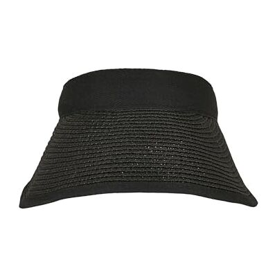Urban Classics Unisex Logo Bast Vizier Baseball Cap, Zwart, One Size Urban Classics Unisex Logo Bast Vizier Baseball Cap, Zwart, One Size