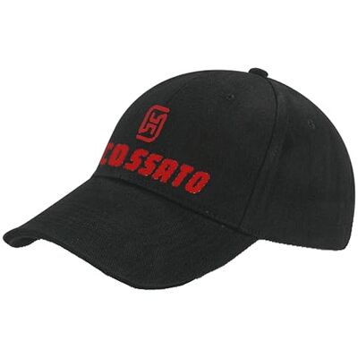 ACCOSSATO Heren Dames Cap 100% Katoen One Size 2023 zwart ACCOSSATO Heren Dames Cap 100% Katoen One Size 2023 zwart