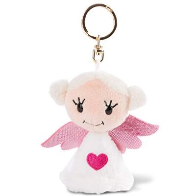 NICI 47060 Beschermengel met hart en glittervleugels 9 cm – geluksbrenger I engel sleutelhanger voor sleutelband, sleutelhanger & sleutelketting, wit/rood, 9 cm NICI 47060 Beschermengel met hart en glittervleugels 9 cm – geluksbrenger I engel sleutelhanger voor sleutelband, sleutelhanger & sleutelketting, wit/rood, 9 cm