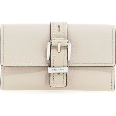Michael Kors MD Flap Trifold Wallet, handtas voor dames, eenheidsmaat, Light Sand, One Size Michael Kors MD Flap Trifold Wallet, handtas voor dames, eenheidsmaat, Light Sand, One Size