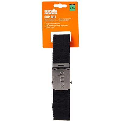 Scruffs T50304 Katoenen Verstelbare Clip Riem Zwart One Size Scruffs T50304 Katoenen Verstelbare Clip Riem Zwart One Size