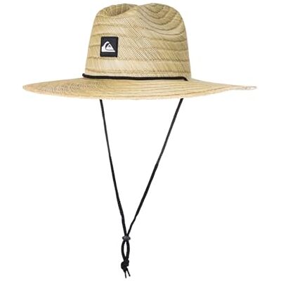 Quiksilver Stro Badmeester Hoed Pierside Heren Beige L/XL Quiksilver Stro Badmeester Hoed Pierside Heren Beige L/XL
