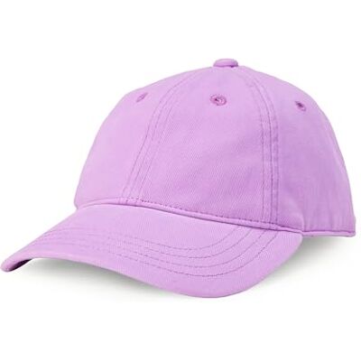 Amazon Essentials Uniseks baseballpet van gewassen katoen voor kinderen, Lavendel, Medium-Large Amazon Essentials Uniseks baseballpet van gewassen katoen voor kinderen, Lavendel, Medium-Large