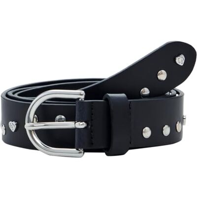 Desigual BELT_HEART STUDS, 2000 BLACK, 90, Zwart, 90 Desigual BELT_HEART STUDS, 2000 BLACK, 90, Zwart, 90