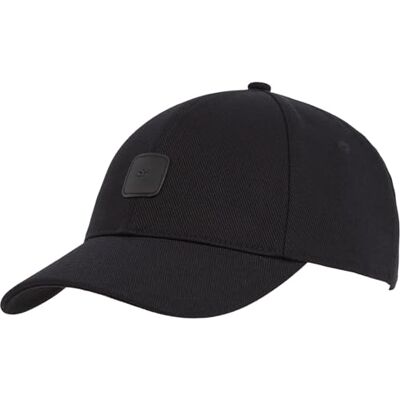 Calvin JEANS dames MONO LEREN PATCH TWILL CAP LV04K5052G, zwart, één maat, Zwart (Na Zwart), Eén Maat Calvin JEANS dames MONO LEREN PATCH TWILL CAP LV04K5052G, zwart, één maat, Zwart (Na Zwart), Eén Maat