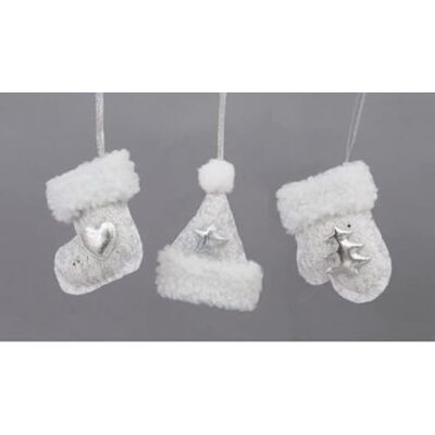 Euronatale L.ESP. handschoen/schoenen/muts ARG. 8 cm, zoals afgebeeld, uniek Euronatale L.ESP. handschoen/schoenen/muts ARG. 8 cm, zoals afgebeeld, uniek