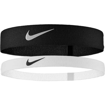 NIKE Flex 2 PK Hoofdband voor heren Black/White/Black One Size NIKE Flex 2 PK Hoofdband voor heren Black/White/Black One Size