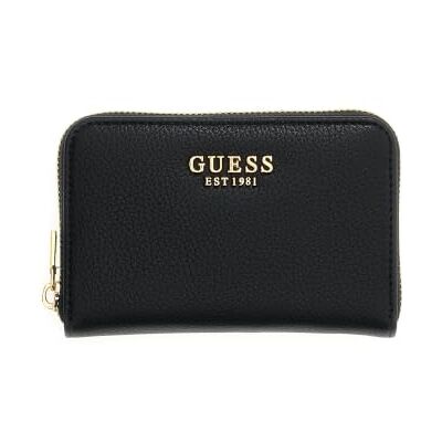 GUESS portemonnee Melody Logo SLG Zip Around Wallet Black zwart GUESS portemonnee Melody Logo SLG Zip Around Wallet Black zwart