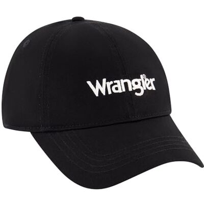 Wrangler Logo Cap, zwart, Eén maat Wrangler Logo Cap, zwart, Eén maat