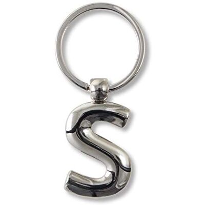 IF Metalen Letter Sleutelhanger Gepersonaliseerde Alfabet Letters -Zilver S Sleutelhanger, 7 cm., Zilver, Zilver, 7 cm, S IF Metalen Letter Sleutelhanger Gepersonaliseerde Alfabet Letters -Zilver S Sleutelhanger, 7 cm., Zilver, Zilver, 7 cm, S