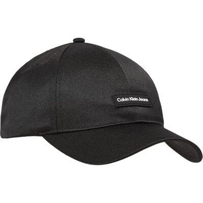 Calvin Jeans Heren INST Patch Cap Cap, Zwart, OS, Zwart, Eén Maat Calvin Jeans Heren INST Patch Cap Cap, Zwart, OS, Zwart, Eén Maat