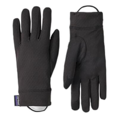 Patagonia Cap MW Liner Gloves handschoenen, unisex, volwassenen, zwart, S Patagonia Cap MW Liner Gloves handschoenen, unisex, volwassenen, zwart, S