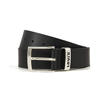 Levi's New Ashland Unisex riem, Zwart Regular Black, 85 cm Levi's New Ashland Unisex riem, Zwart Regular Black, 85 cm