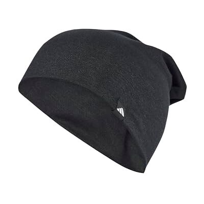 adidas uniseks-volwassene Lightweight Long Beanie Hat, Black/Black, XS-S adidas uniseks-volwassene Lightweight Long Beanie Hat, Black/Black, XS-S