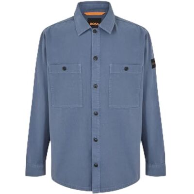 Boss Herenshirt, Open blue., XXL Boss Herenshirt, Open blue., XXL